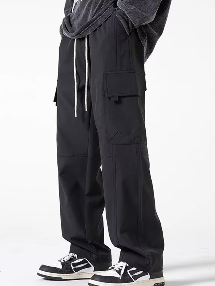 Mayfirstrecords fall 2024 fashion trend Paratrooper workwear pants with added fat and extra size, Northeast warm pants with winter fleece and thickened assault pants, m