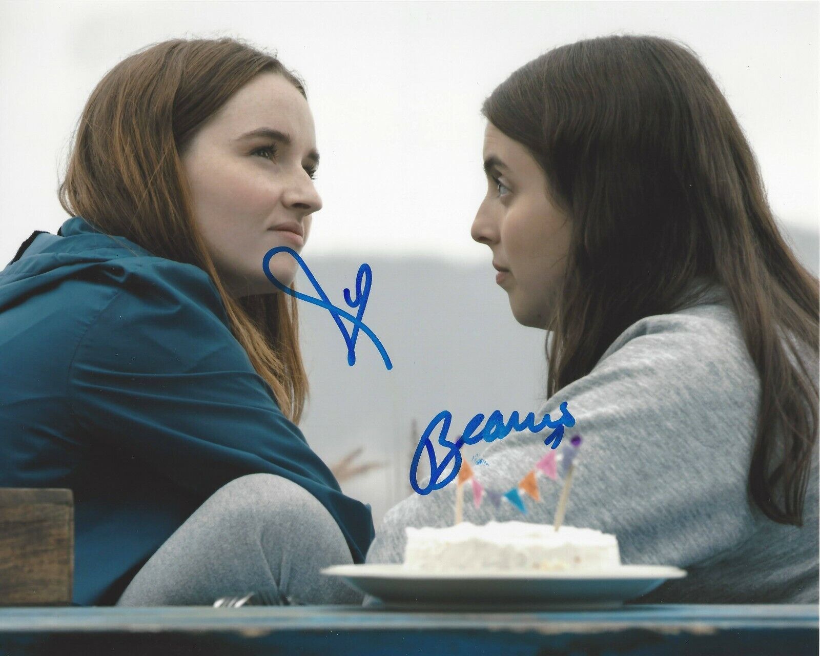 ACTRESS BEANIE FELDSTEIN SIGNED BOOKSMART MOVIE 8x10 Photo Poster painting w/COA AMERICAN CRIME