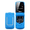 LONG-CZ J9 Pocket Flip Phone Bluetooth Dial 0.66 Inch 2G GSM Mobile Phone Supports Multiple Languages