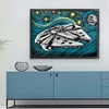 Star Wars Mechanical Spaceship-11CT Stamped Cross Stitch 60*45cm/23.62*17.72in(Big Size)