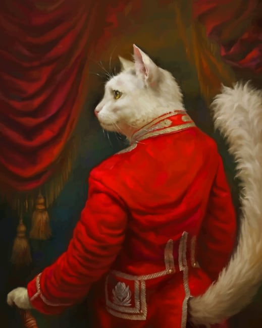 

Hermitage Court Chamber Herald Cat – Paint By Numbers - 40*50CM, 501 Original
