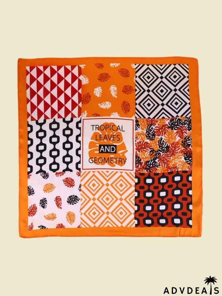 Geometric Print Bandana