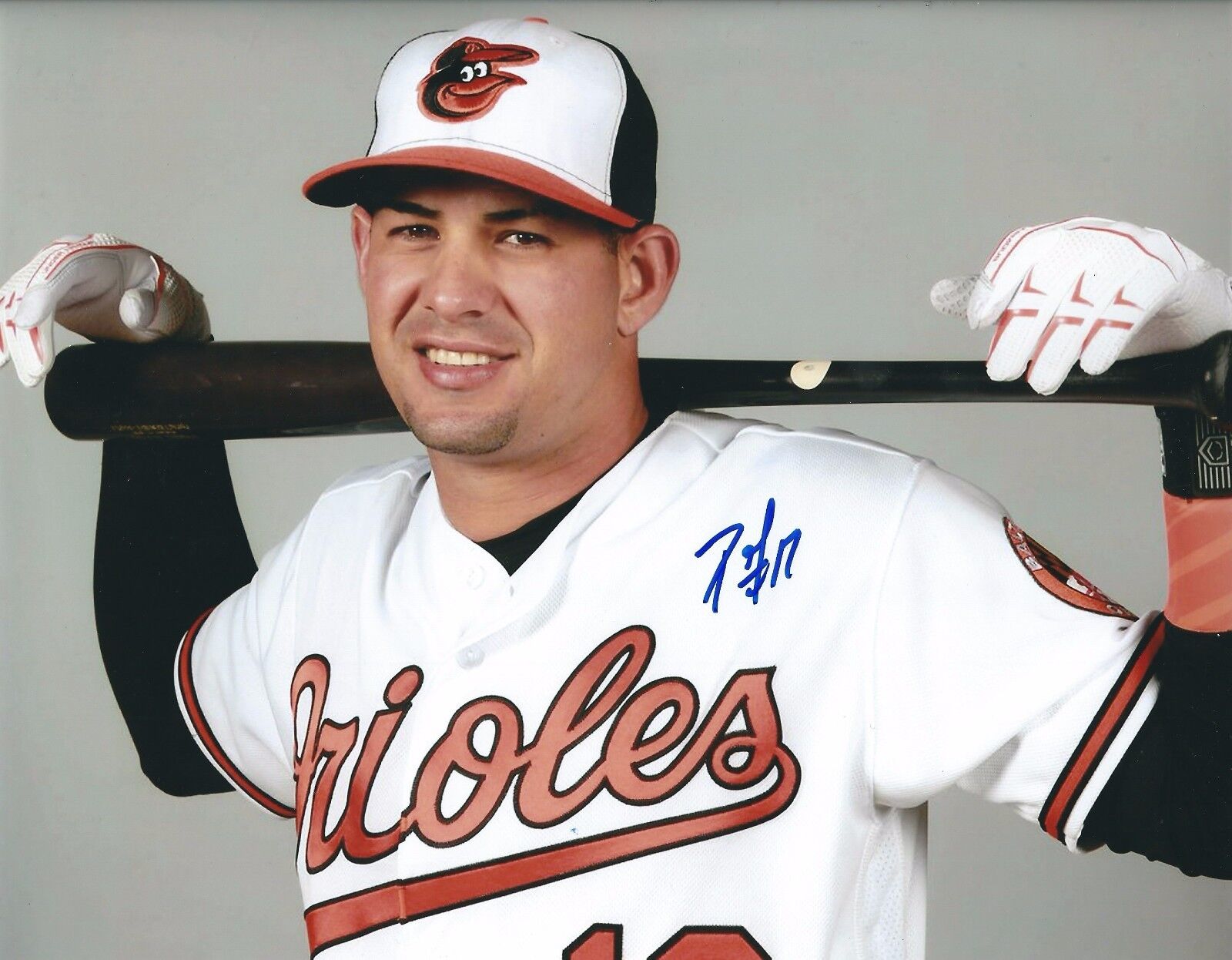 Autographed DARIEL ALVAREZ Baltimore Orioles 8x10 Photo Poster painting- COA