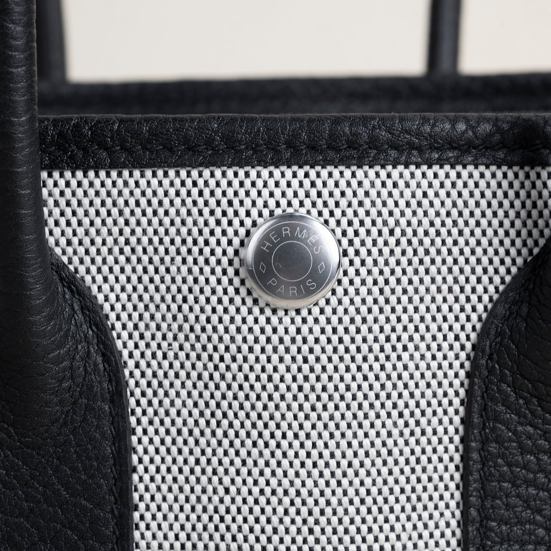 Mini Garden Party 89 Noir Negonda/Toile PHW 