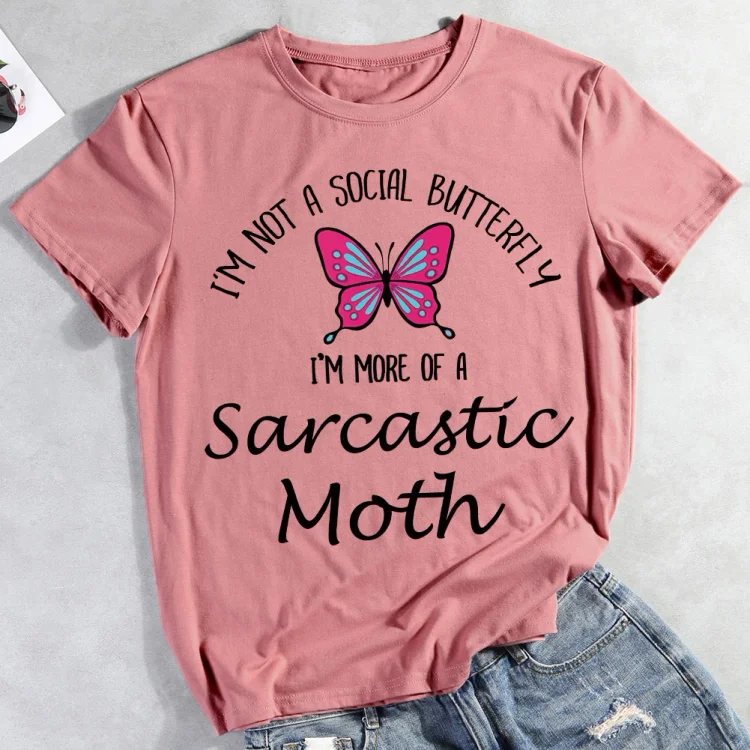 ANB -  I'm Not A Social Butterfly  T-shirt Tee -012513