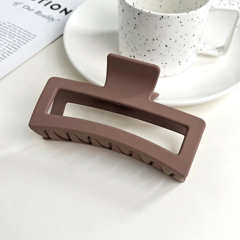 Women’s IG Style Solid Color Plastic Hair Claws