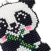 Bead Embroidery - Bamboo Panda Beaded Counted Cross Stitch Keyring