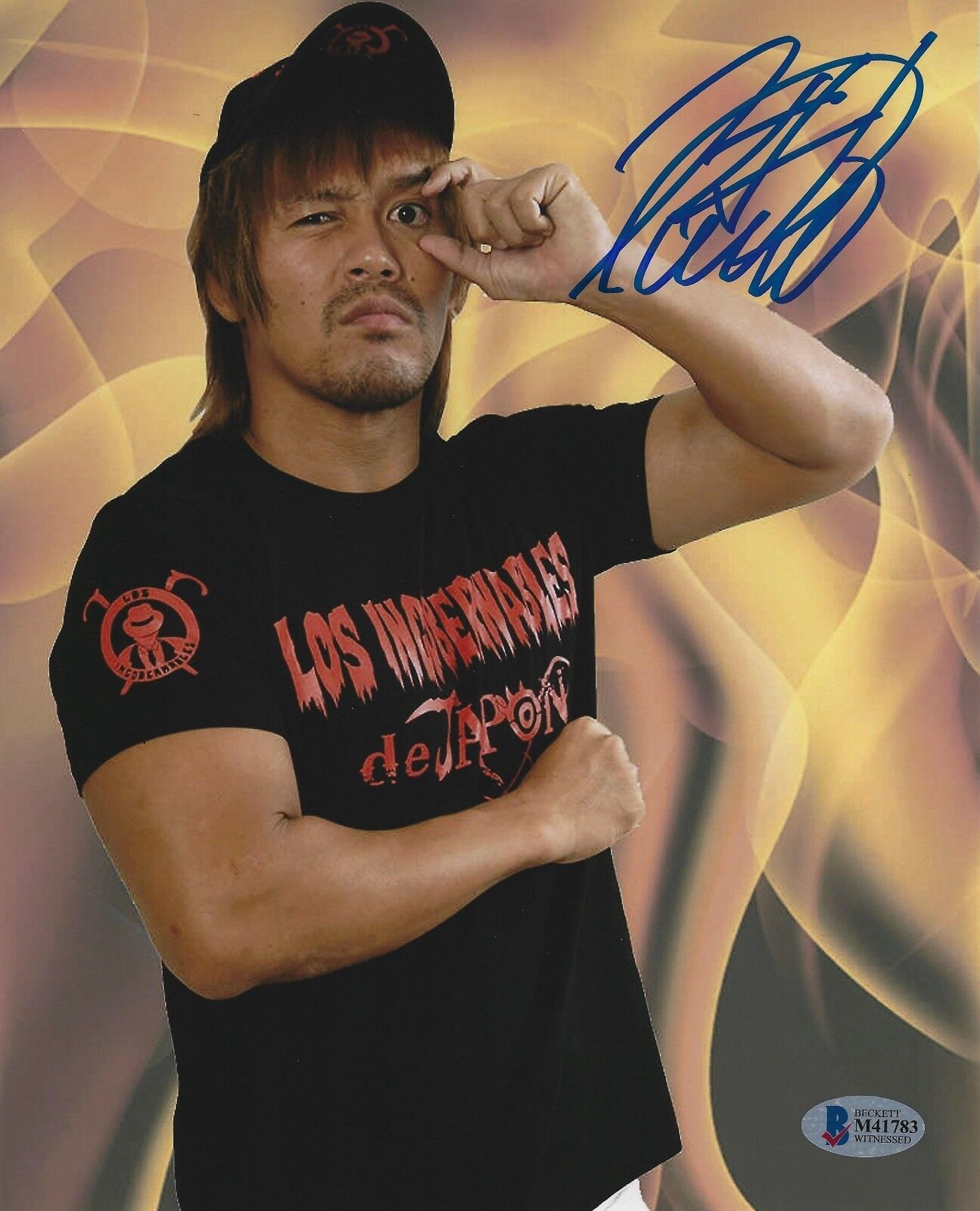 Tetsuya Naito Signed 8x10 Photo Poster painting BAS COA New Japan Pro Wrestling LIJ Autograph 83