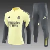 Real Madrid 25-26 1/4 Zip Tracksuit Yellow Chandal