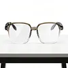 BT6.0 AI Transparent Smart Glasses 156 Languages Intelligent Translator Eyeglasses Type-C Charging HiFi Stereo Headset Glasses for Business Travel Meeting