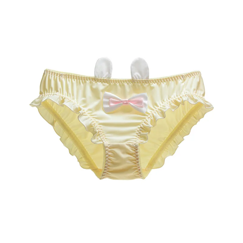 Billionm OJBK 4 colors Lovely Bunny Panties Cute Lolita pants Kawaii Novelty M L Rabbits Sexy Adorable Underwear Brief Lingeries DDLG