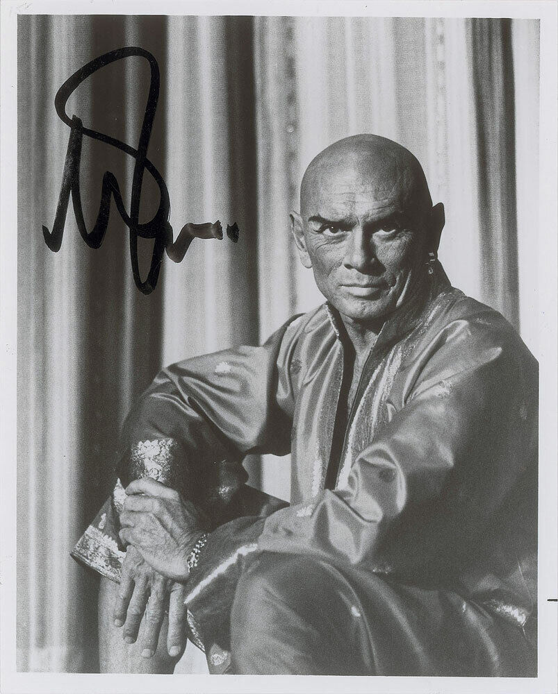 YUL BRYNNER Signed 'The King And I' Photo Poster paintinggraph - Film Actor - reprint