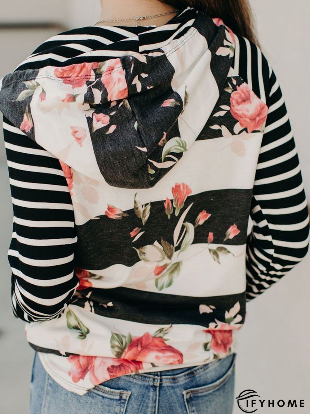 Cotton-Blend Fit Crew Neck Casual Hoodies & Sweatshirt | IFYHOME