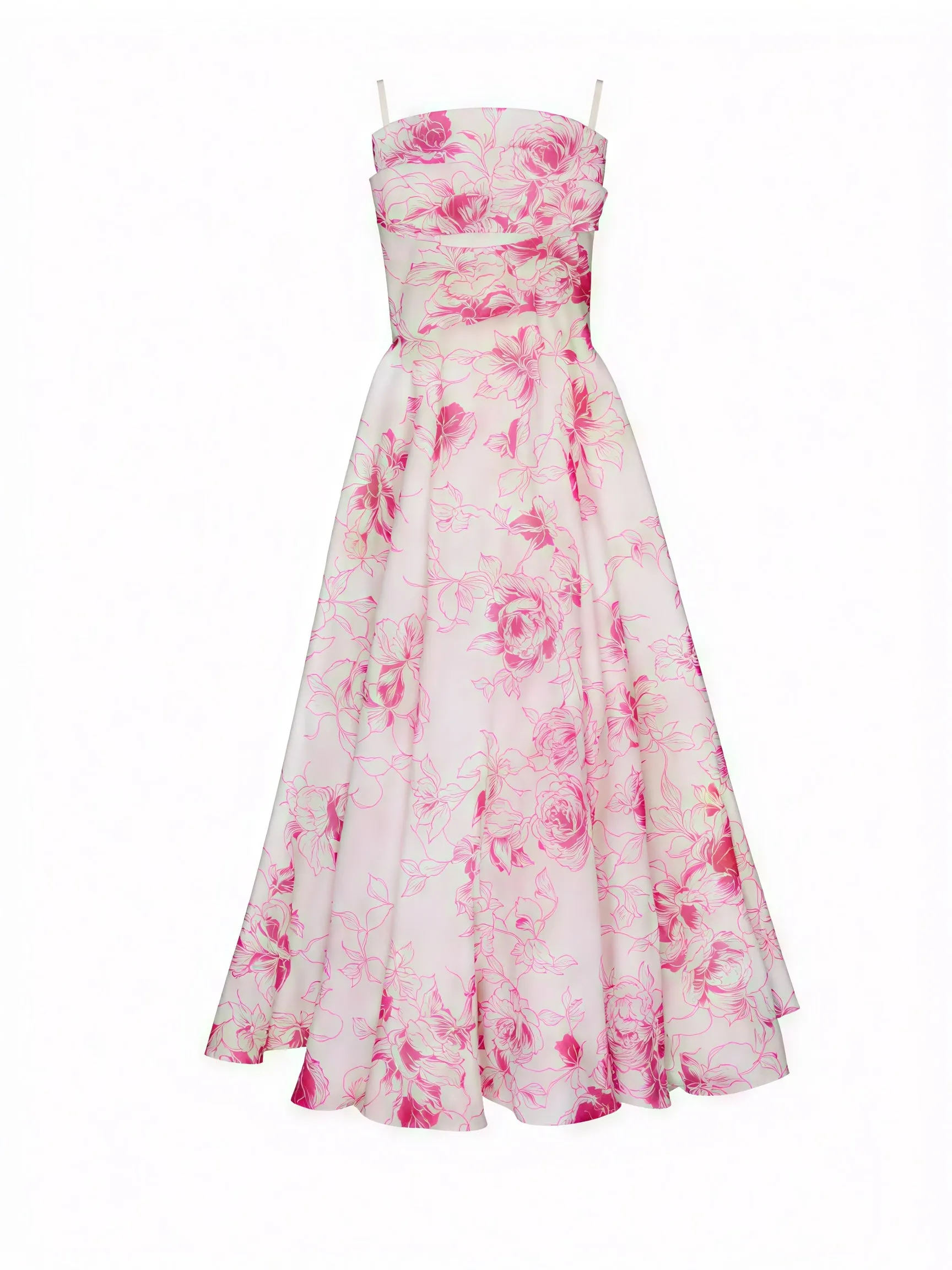 Marcia | Elegant Women’s Midi Dress with Structured Fit - Image 3