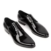 Men's Formal Black Patent Leather Dress Derby Tuxedo Shoes 