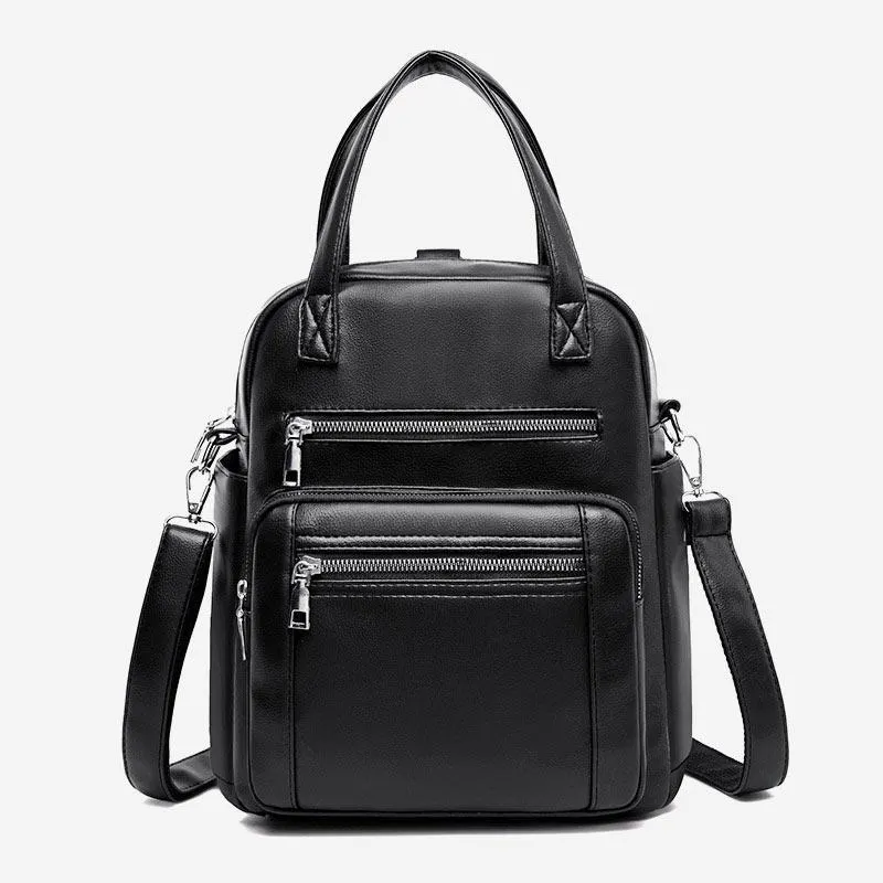4 Way-use Classic Multi-pocket  Anti-theft Multifunctional CrossbodyBag