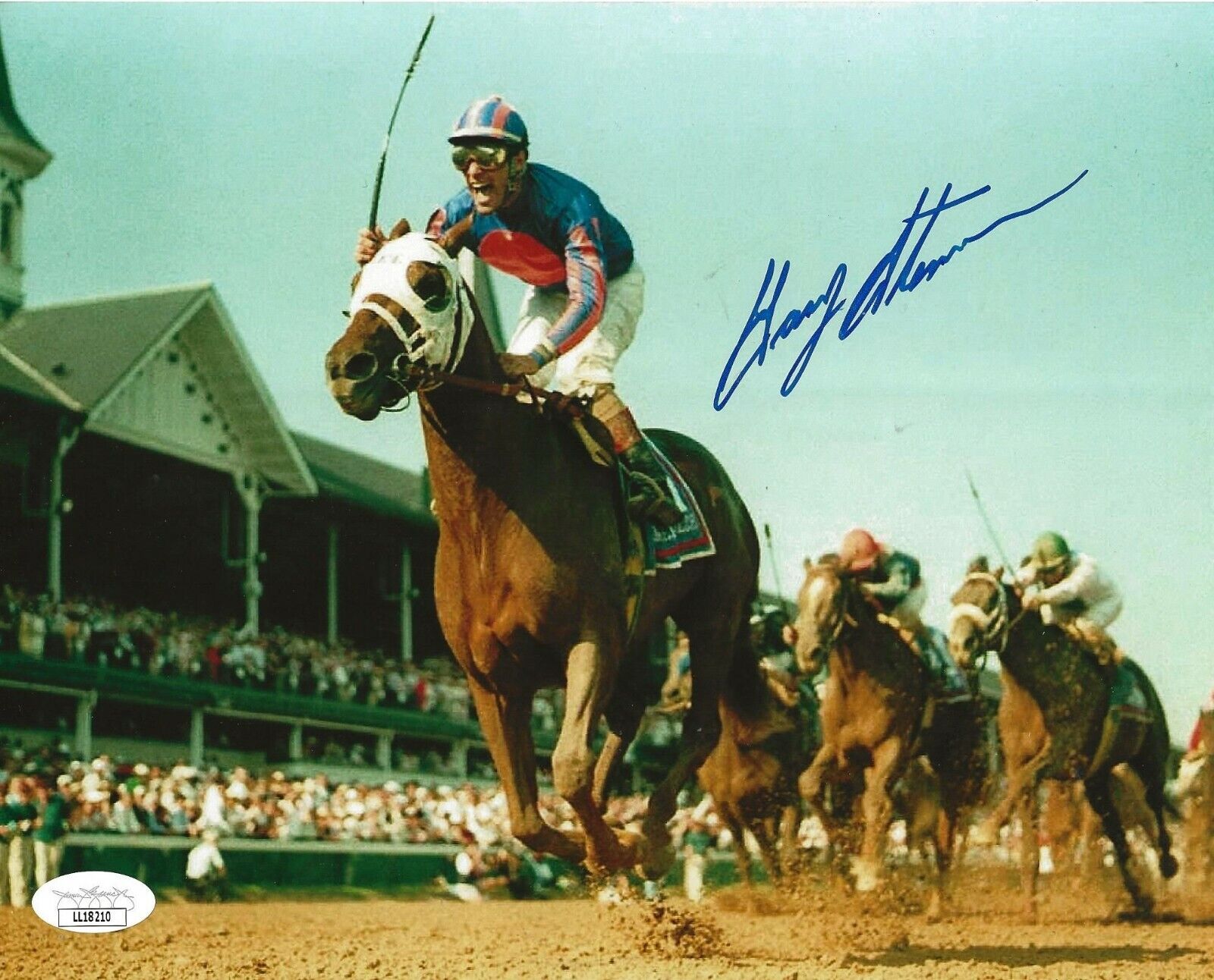 Gary Stevens Kentucky Derby signed 8x10 Photo Poster painting HOF Horse Jockey autographed JSA