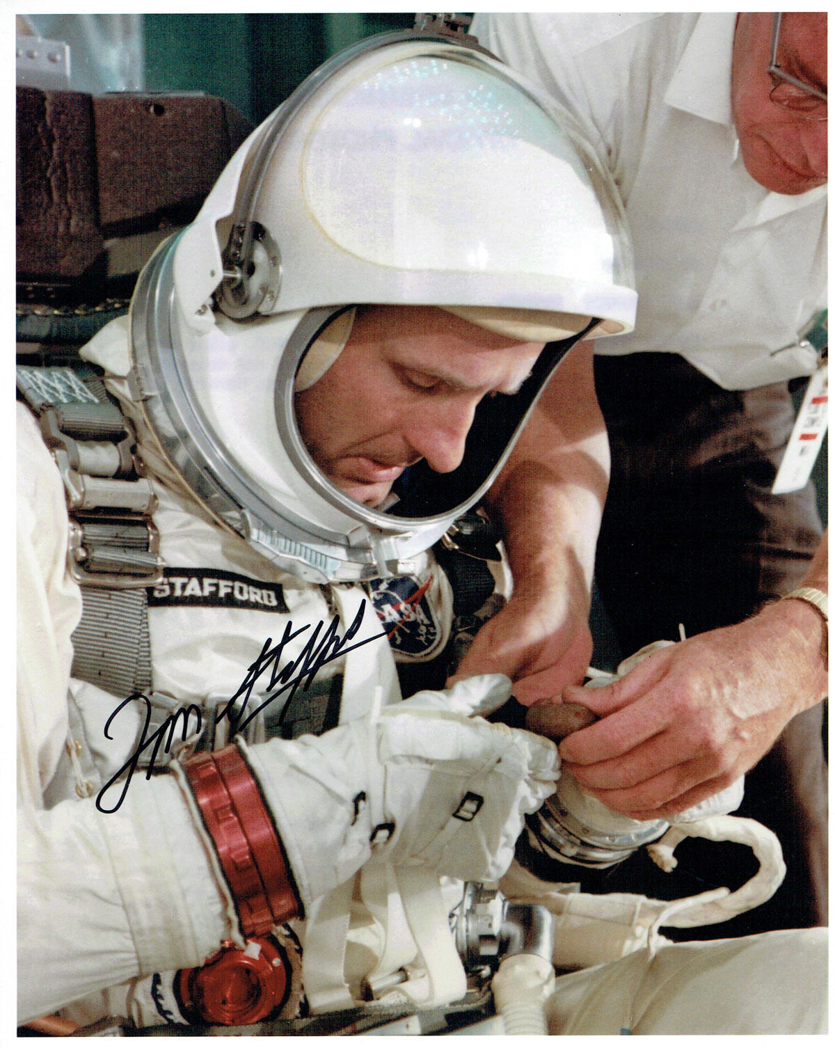 Tom STAFFORD Signed Autograph Photo Poster painting 2 COA AFTAL NASA Astronaut Apollo Gemini