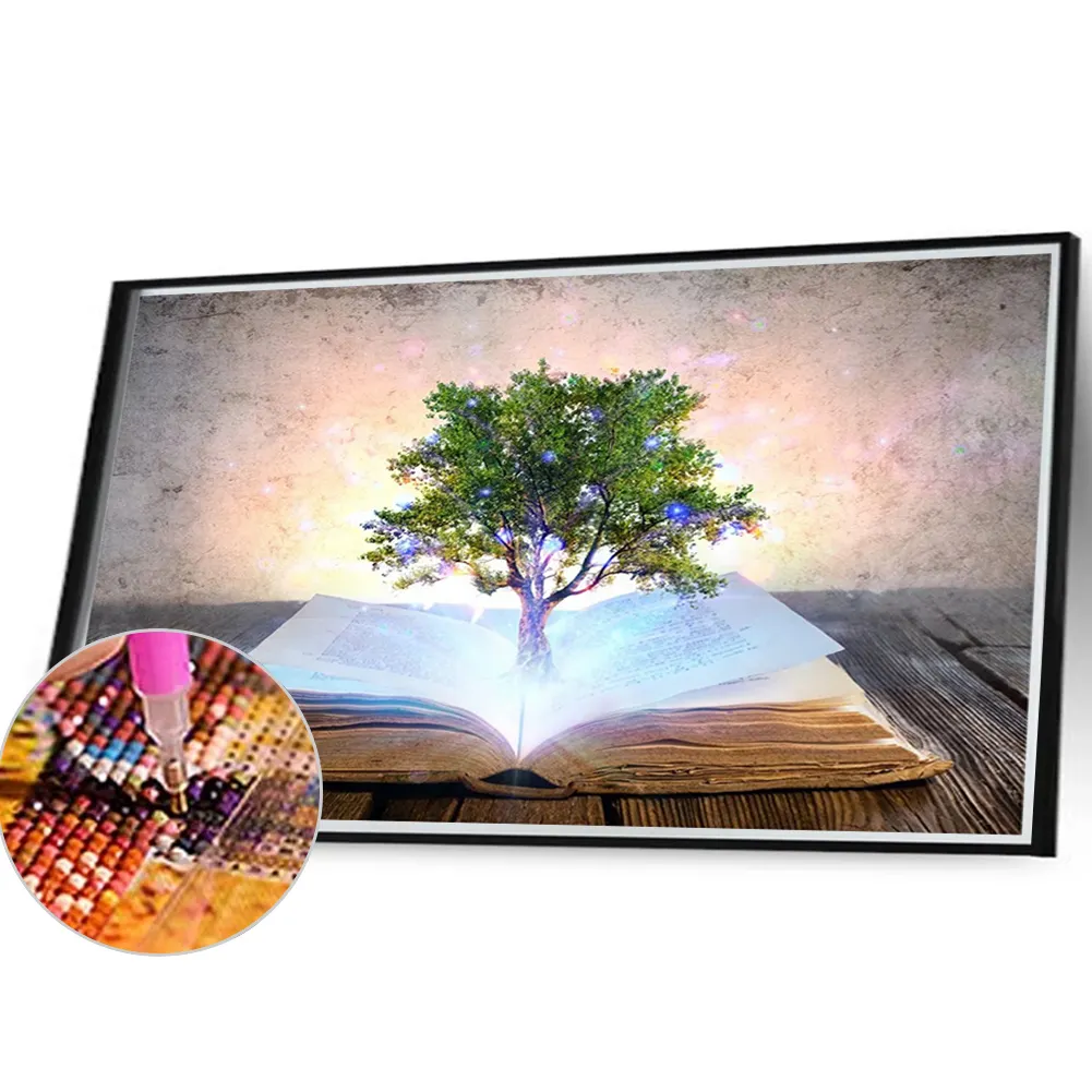 Full Round Diamond Painting 40*30cm - Magic Tree