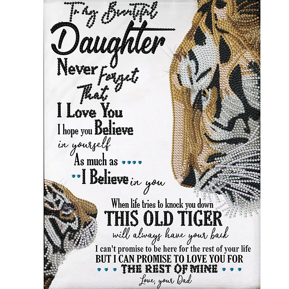 

Precious Daughter - Special Shaped Diamond Painting - 30*40CM, 501 Original