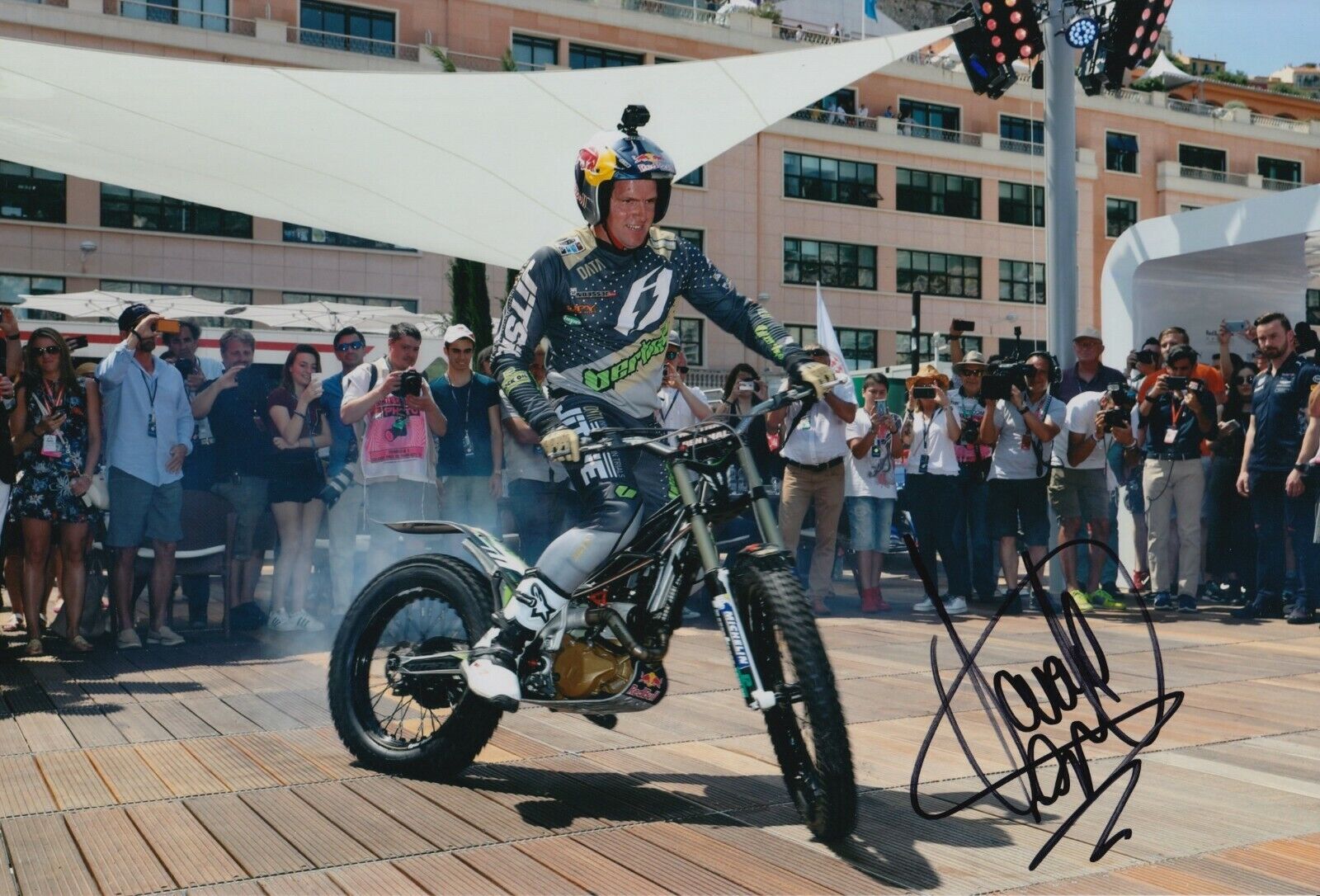 Dougie Lampkin Hand Signed 12x8 Photo Poster painting - Autograph.