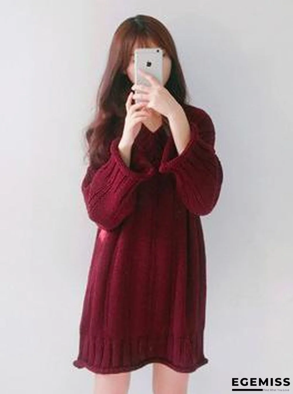 3 Colors Knitting V-neck Chic Sweater | EGEMISS