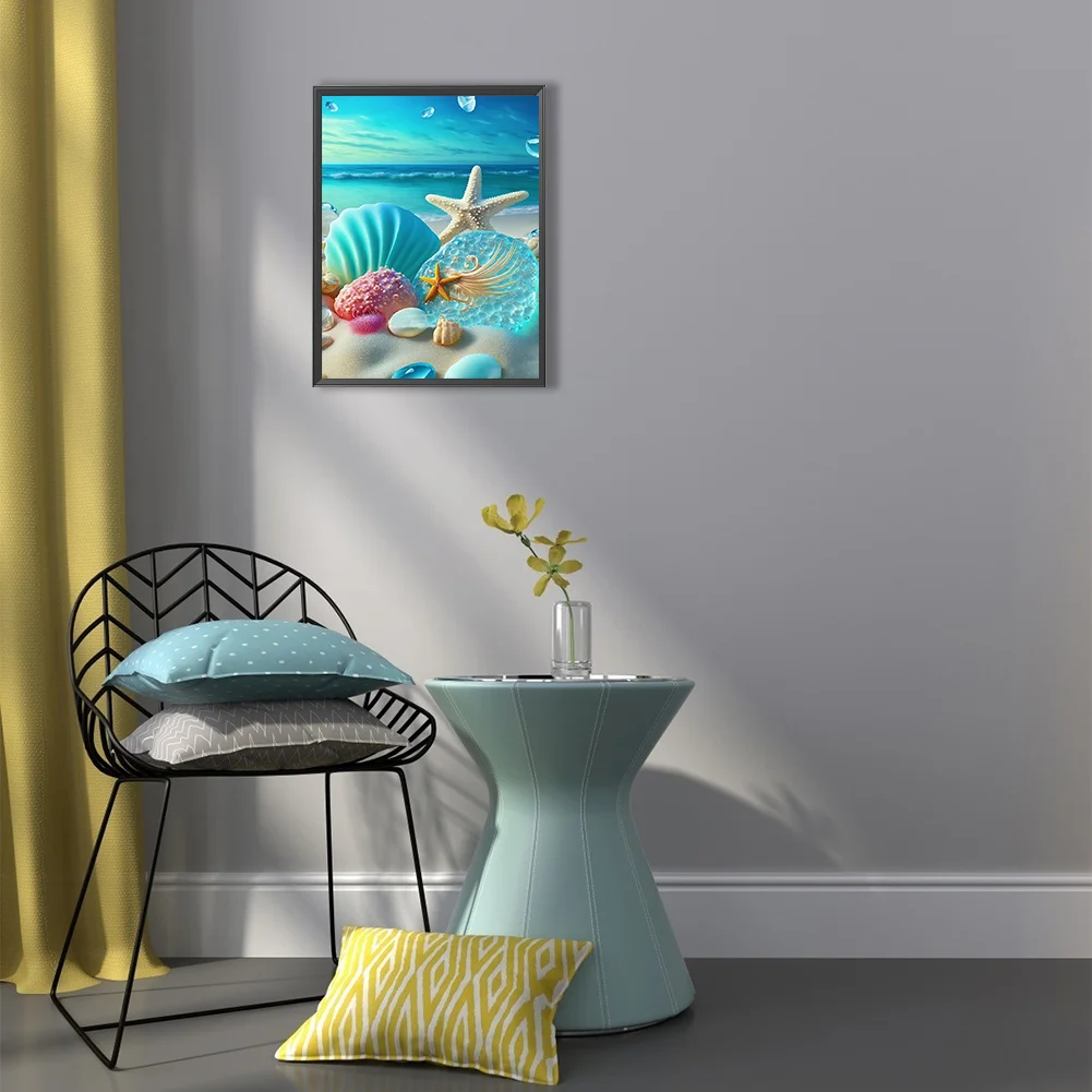 Diamond Painting - Full Round Drill - Beach(30*40cm)