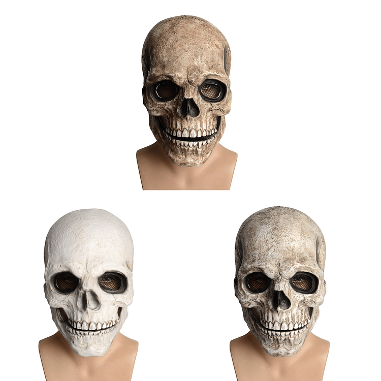 💀Early Halloween Promotions-45% OFF💀Full Head Skull Mask Movable Jaw
