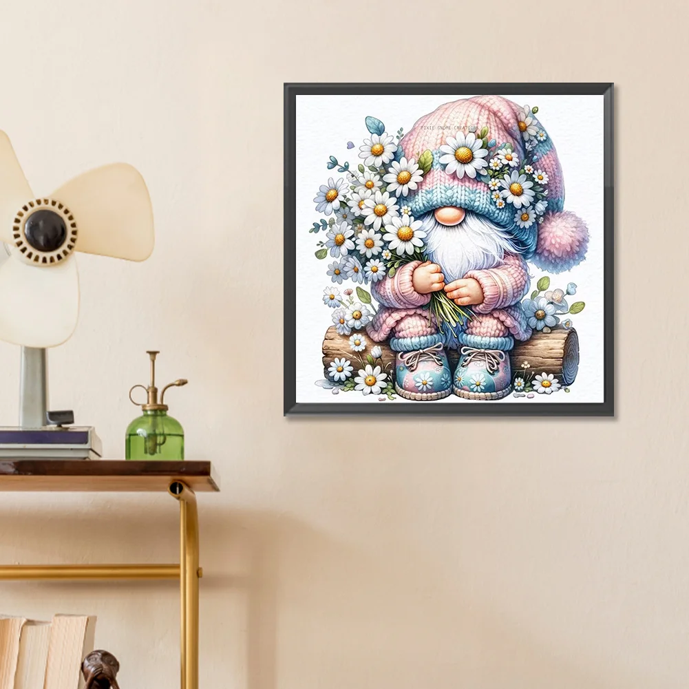 Diamond Painting - Full Round Drill - Easter Gnome(Canvas|30*30cm)