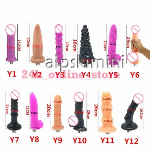 pornhint Pornhint 12 Models Huge plug Super Soft Realistic Machine Gun Accessories Flexible