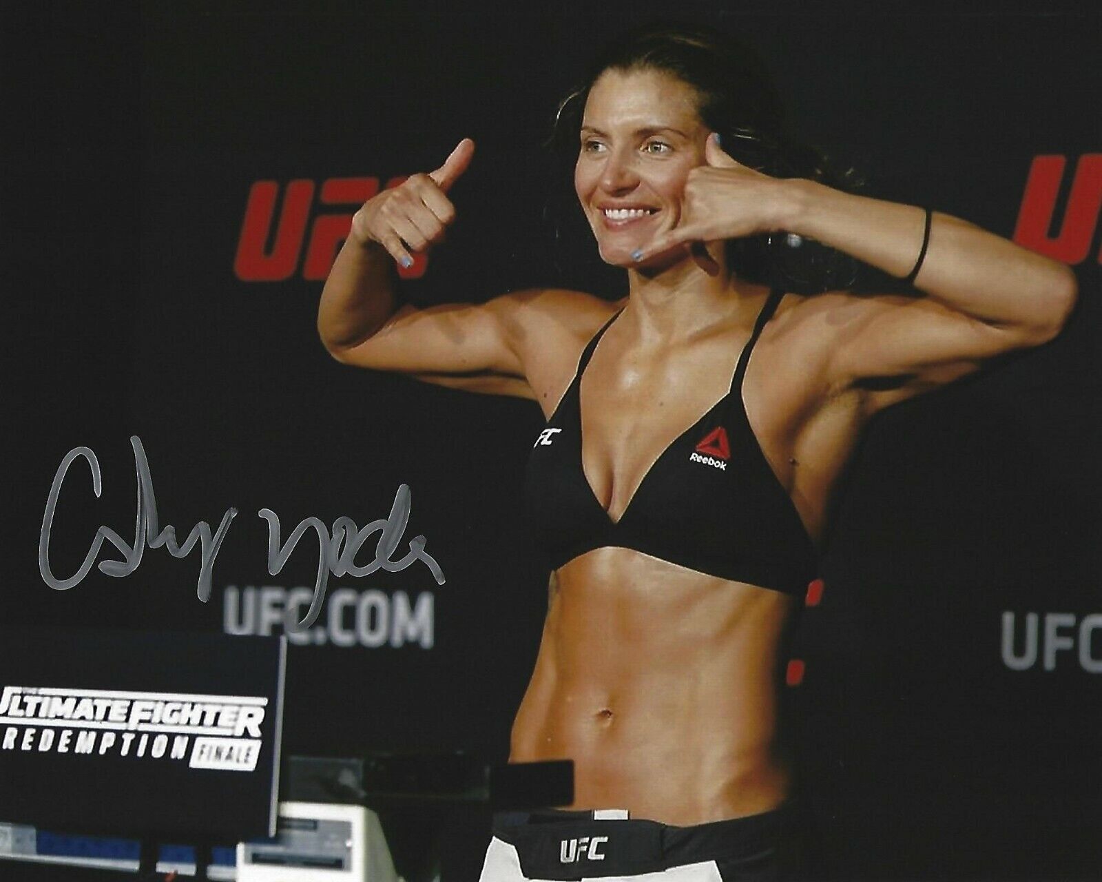 Ashley Yoder Signed 8x10 Photo Poster painting Invicta FC UFC MMA Picture Autograph 222 252 5