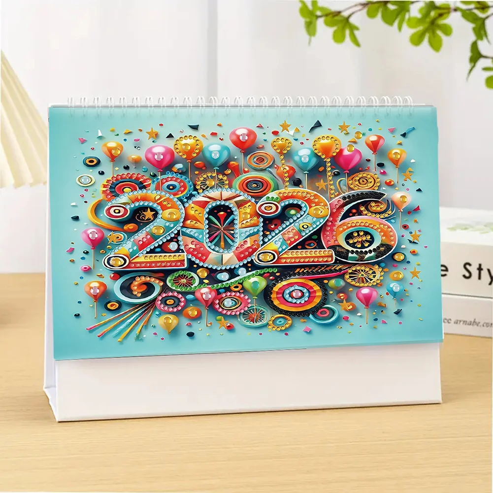 5D/DIY Calendar Crystal Painting Desk Calendars Kit Diamond Decorations Calendar