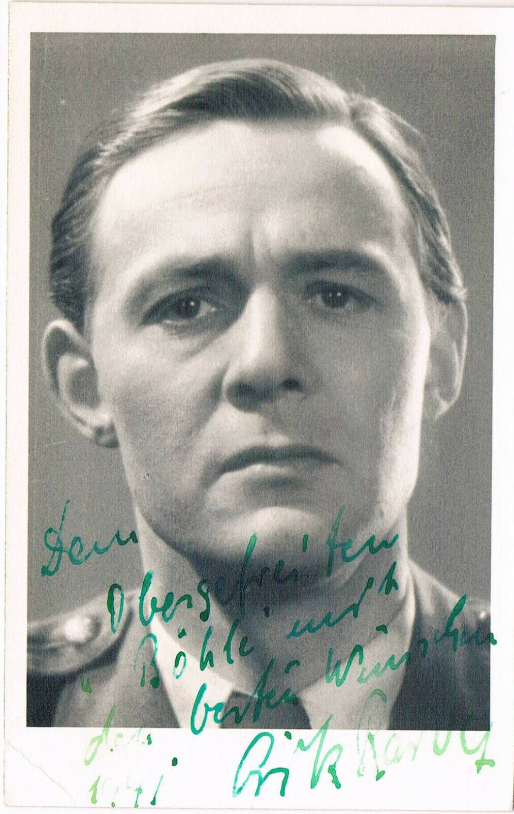 Erik Radolf 1904-76 autograph signed postcard Photo Poster painting 3.5x5.5