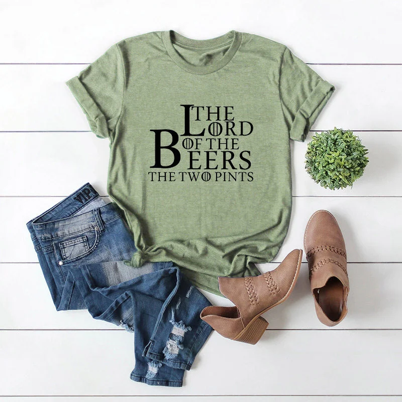 The Lord of The Beers O Neck T-shirt