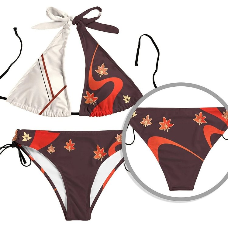 Genshin Impact Bandage Cosplay Mirco Bikini Sets PE011