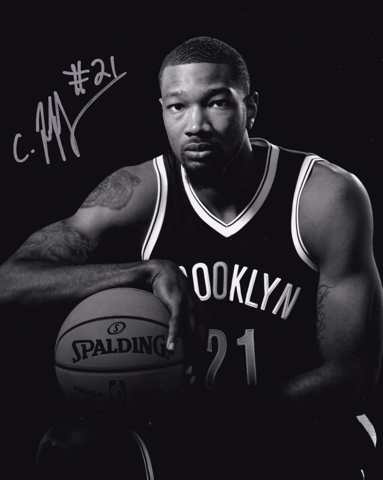 Cory Jefferson autographed 8x10 Brooklyn Nets #2  Shipping