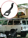 15cm Car Tailgate Standoff Holder Stainless Steel Support Rack for VW T5 T6 Bus
