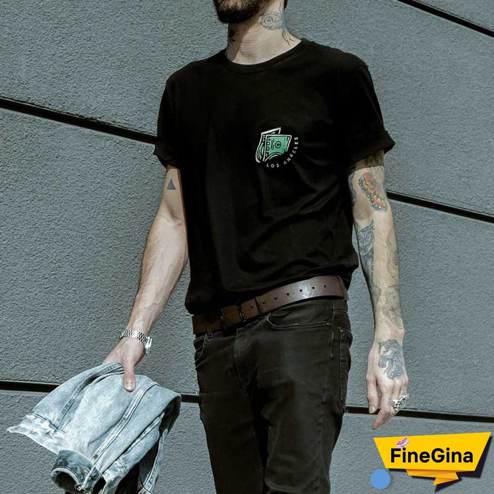 City Of Angels Trendy Print T-Shirt