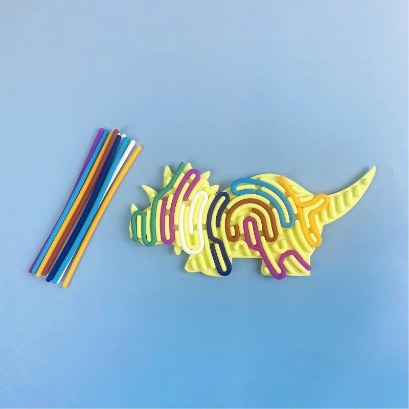 Creative Silicone Sensory Activity Board Children’s Educational Toys Food Grade BPA-free Twist Decompression Artifact