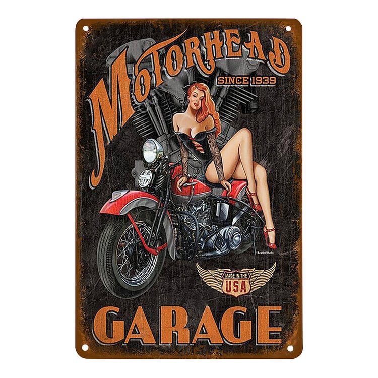 Classic Bus Motorcycle Car - Vintage Tin Signs/Wooden Signs - 8*12Inch/12*16Inch