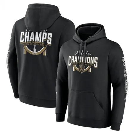 Men's Vegas Golden Knights Black 2023 Stanley Cup Champions Pullover Hoodie KWNL