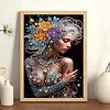 Girl - Diamond Painting - Partial Special Shaped Drill(Canvas|30*40cm)