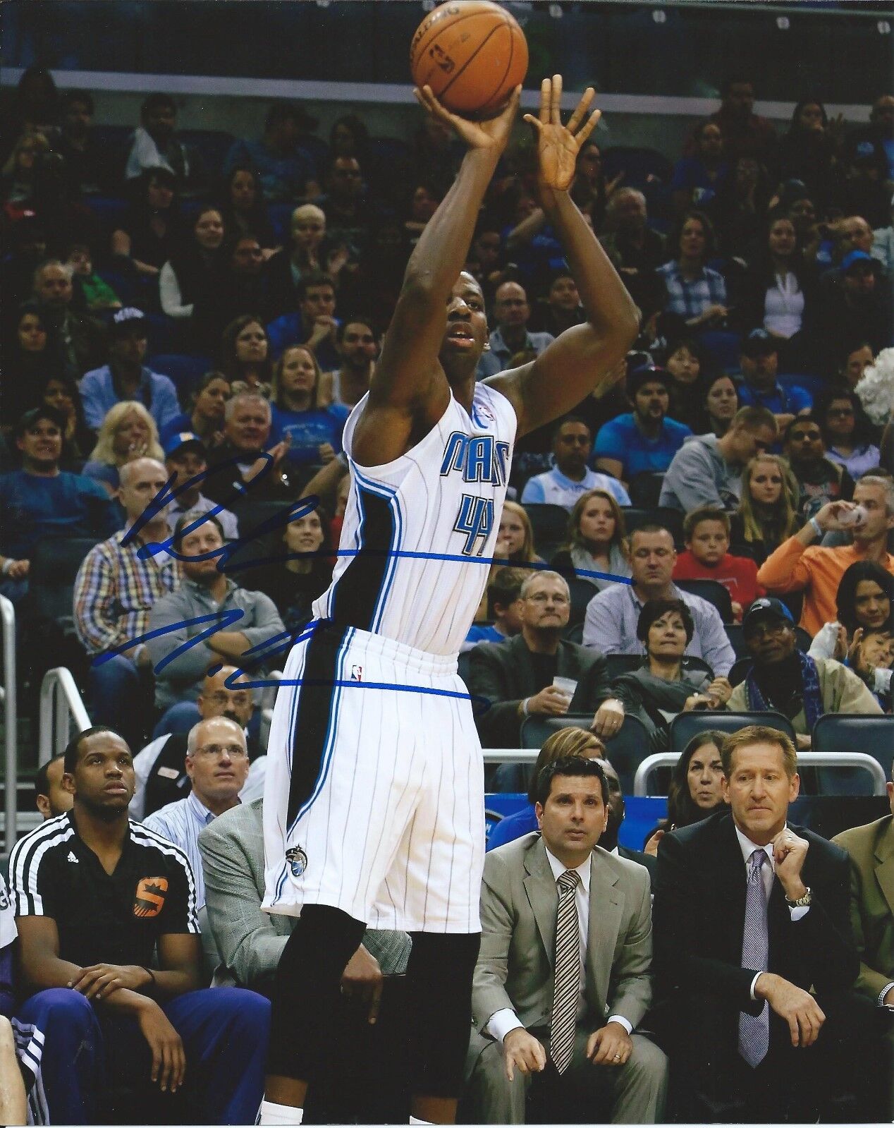 ANDREW NICHOLSON signed autographed ORLANDO MAGIC 8x10 Photo Poster painting