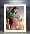 Beach Version Tifa Lockhart Decorative Painting - (FF7) Final Fantasy VII - H-TWO Studio