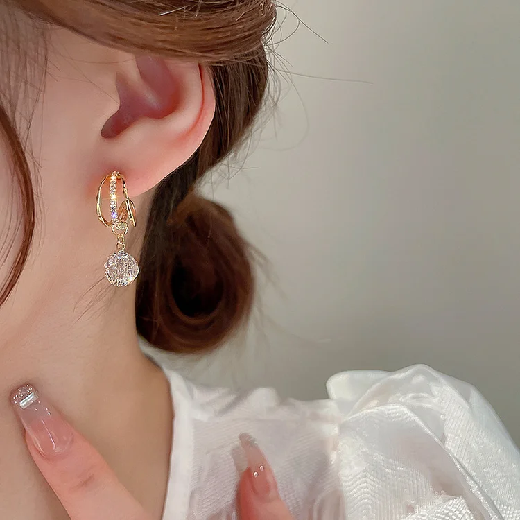 LAST DAY 50% OFF -  Fashion Diamond Crown Earrings (Buy 2 Free Shipping)