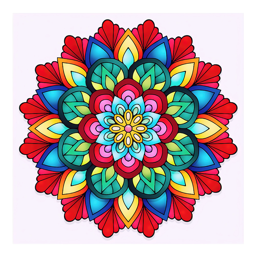 

Mandala - Special Shaped Diamond Painting - 30*30CM, 501 Original