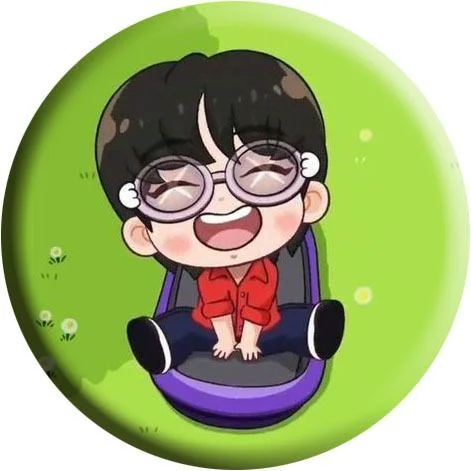 방탄소년단 TINYTAN Cartoon Cute Badge