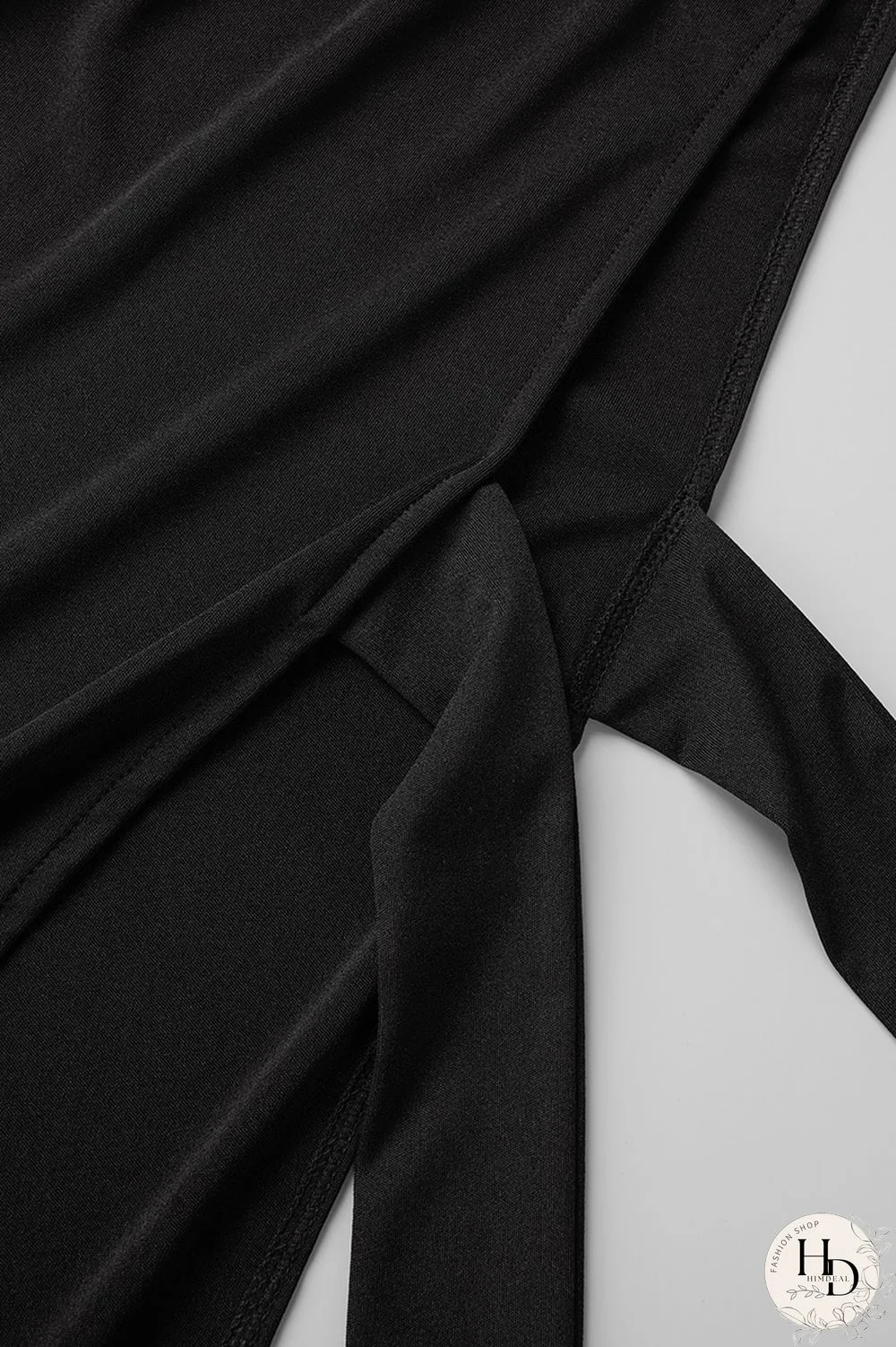 Black Elegant Solid Bandage Hollowed Out Sleeveless Two Pieces