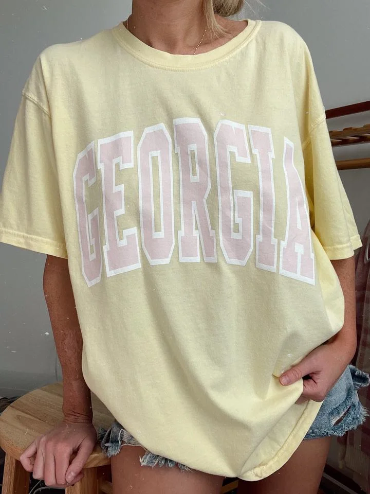 GEORGIA TEE August Lemonade August Lemonade