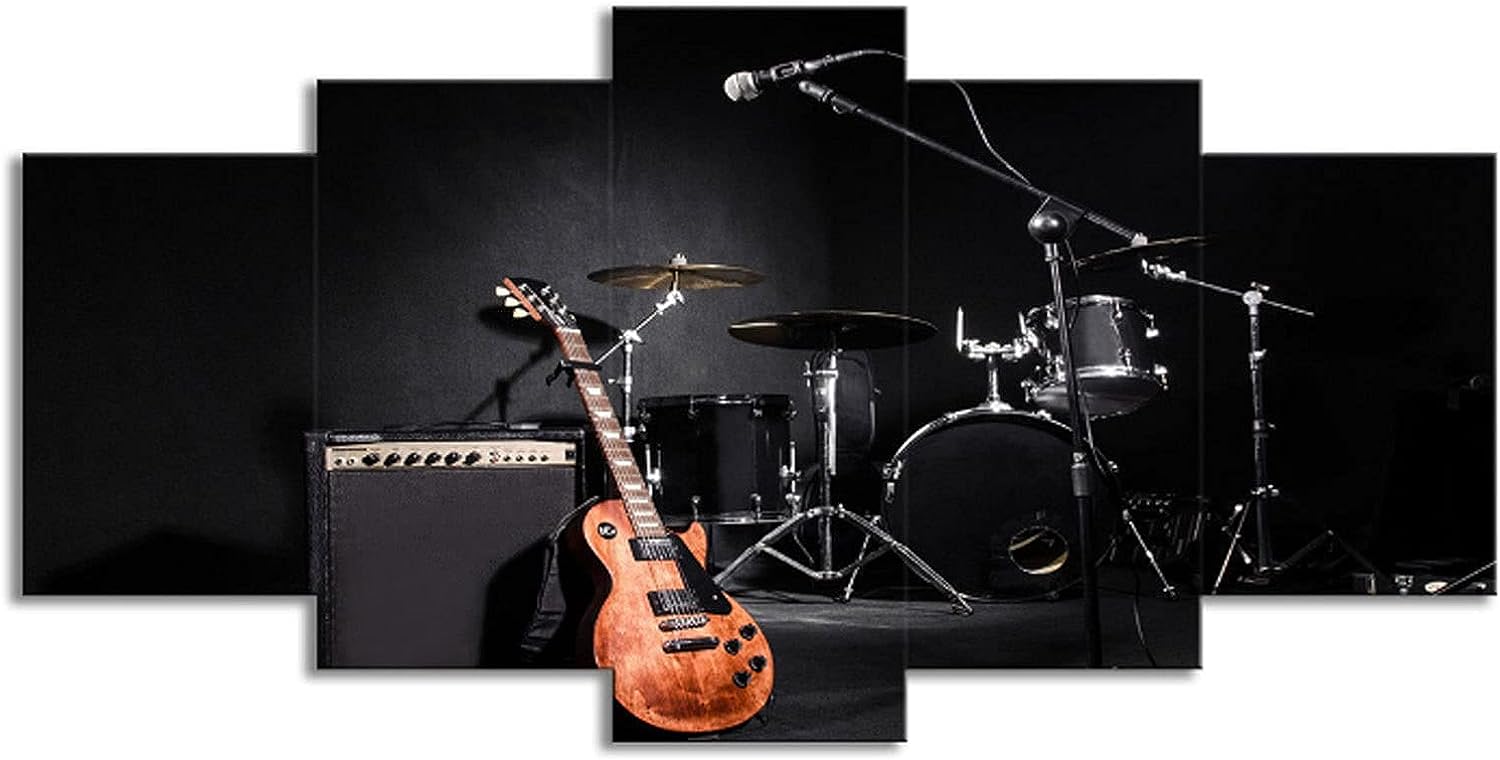 Canvas Prints Wall Art Canvas Wall Art for Living Room Bedroom Music Drum for Living Room Home Decoration Wall Canvas Wall Art (Color : A, Size : B(M)) B(M)